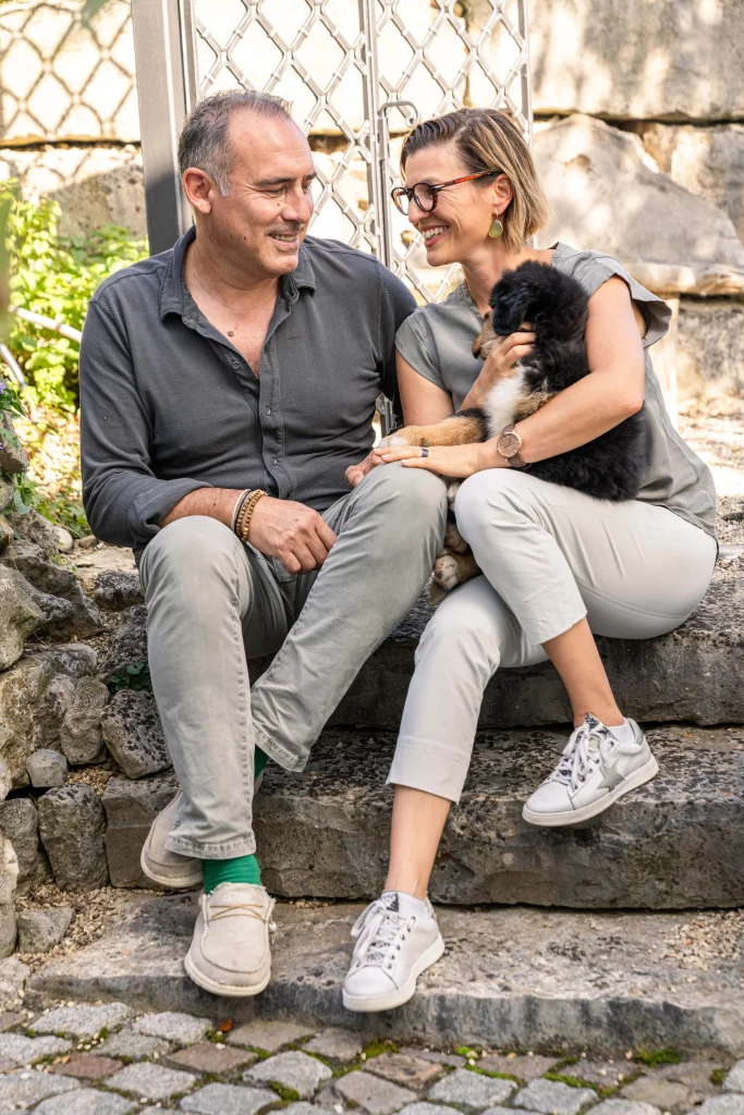 Aline Zwahlen Fernandez Model Schauspieler Schweiz mit Mann
