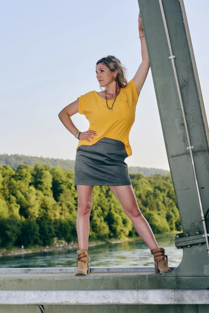 Model Schauspielerin Schweiz Aline Zwahlen Fernandez Portrait